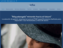 Tablet Screenshot of infco.com